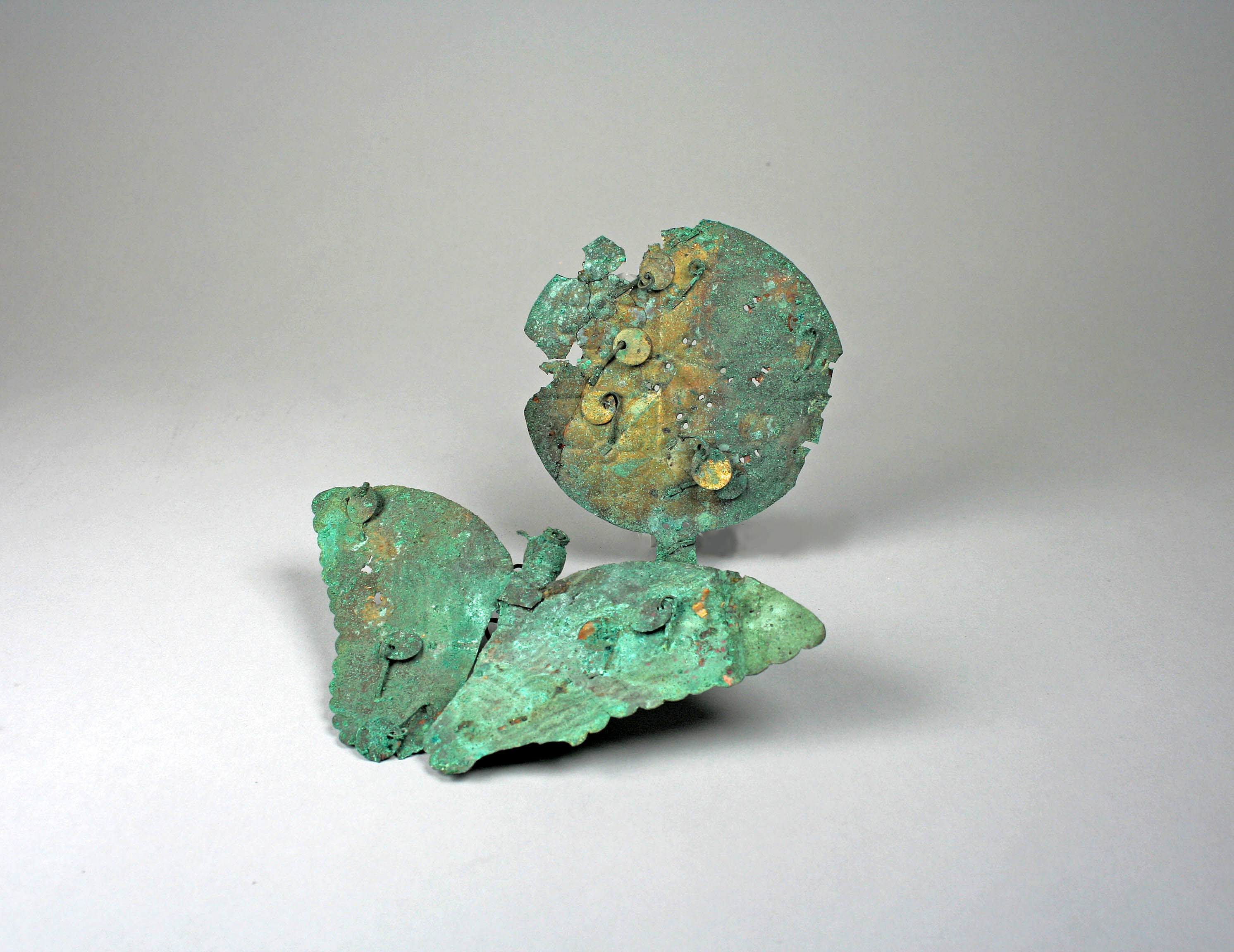 Moche Metal Ornament (possibly butterfly-shaped)