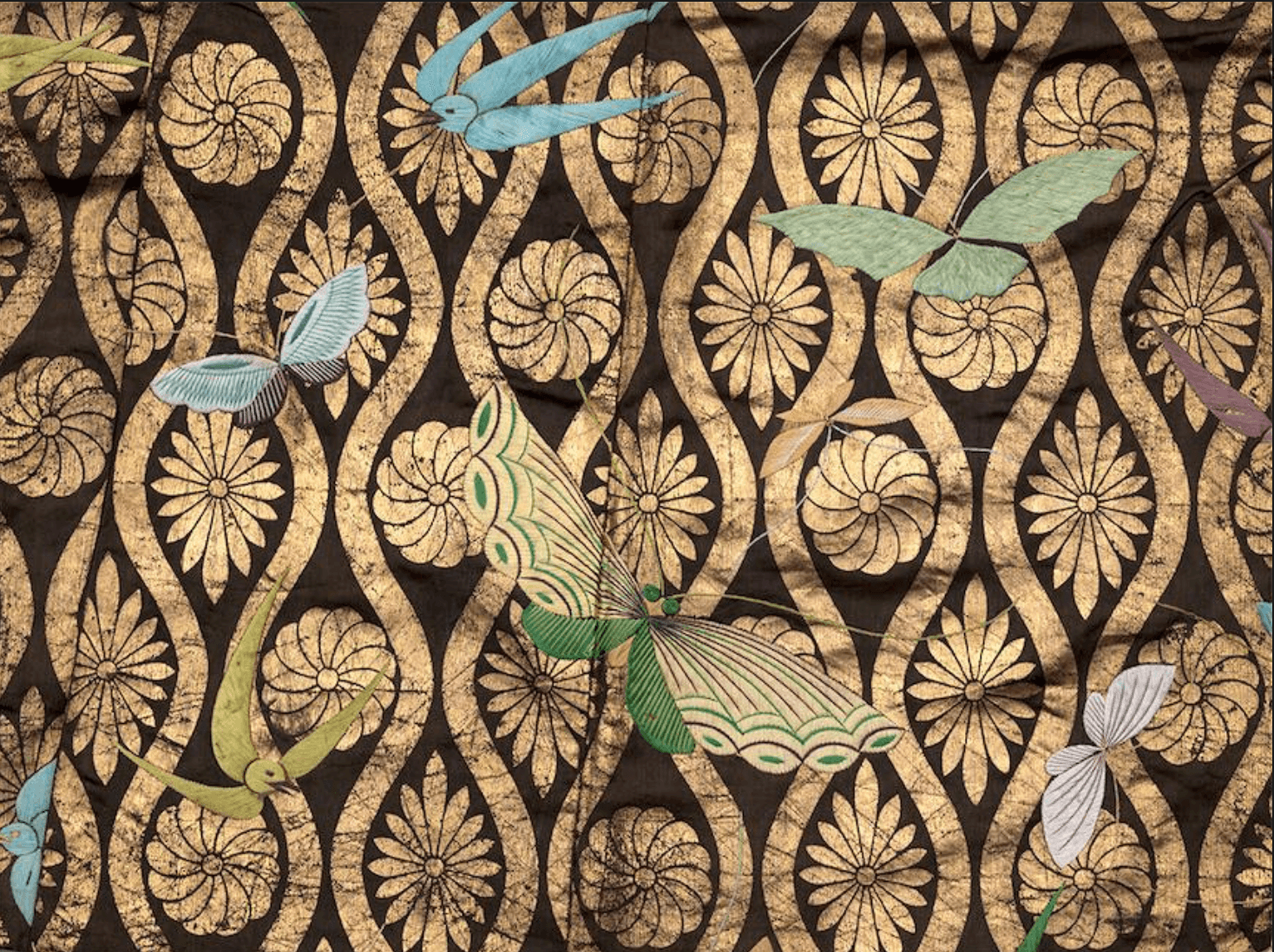 Stylized Butterfly (on Nō Robe)