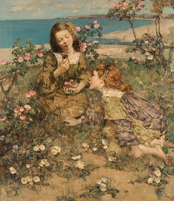 N/A (Indistinct object in painting)