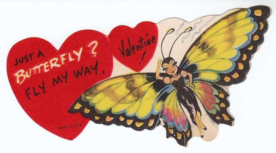 Artistic Butterfly Illustration (Valentine's Card)