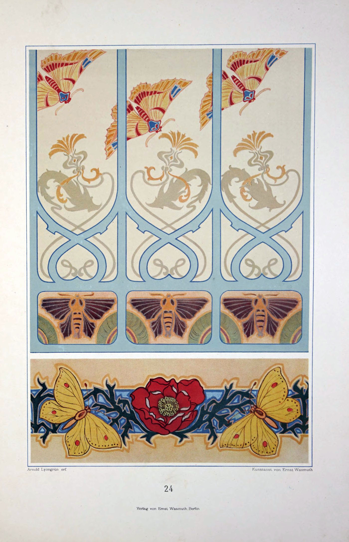 Artistic Butterfly/Moth Ornament