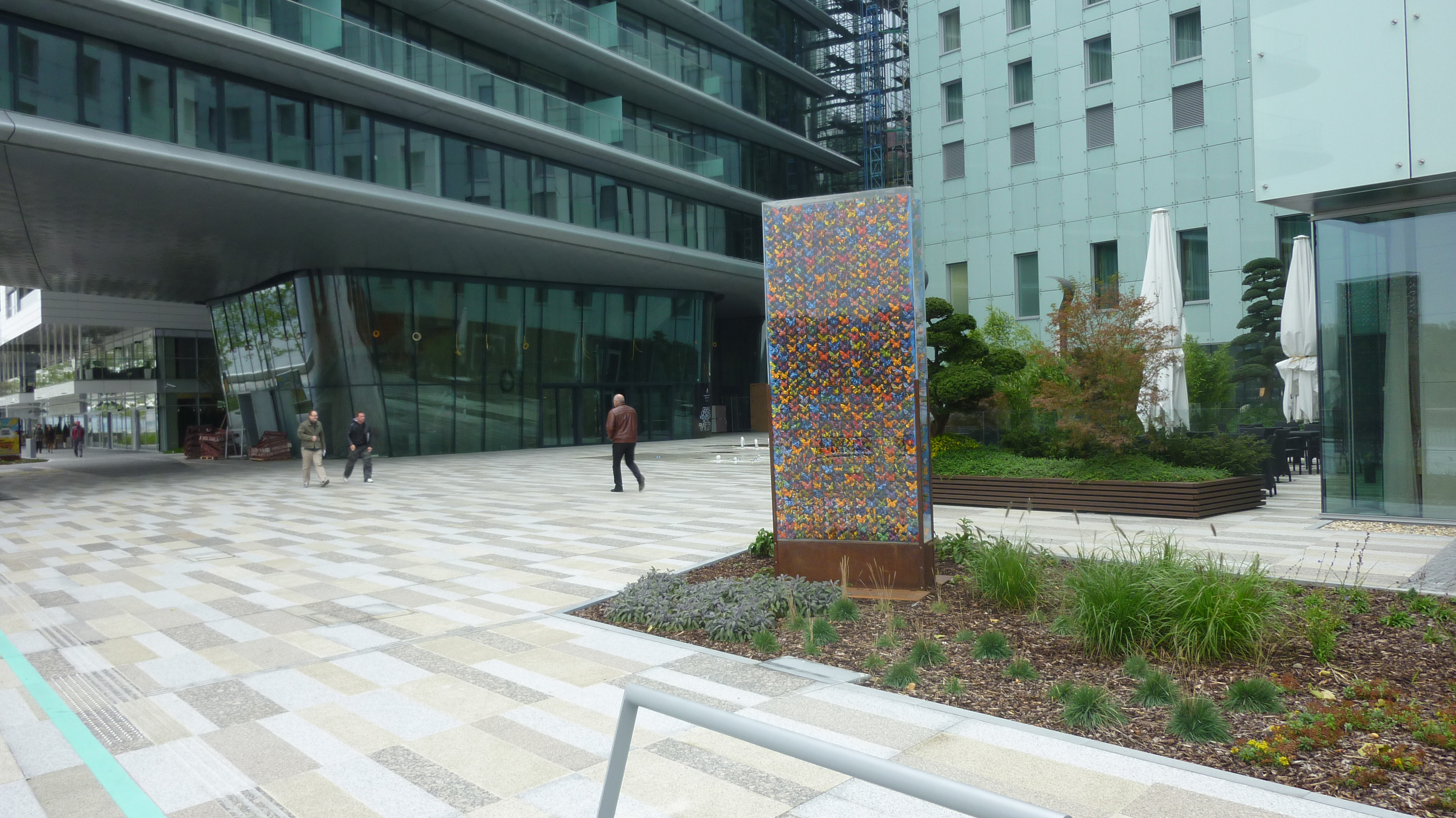 N/A (Art installation depicting butterflies)