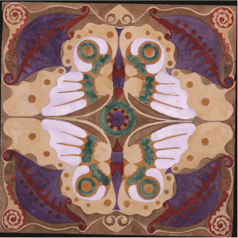 Stylized Butterfly Motif