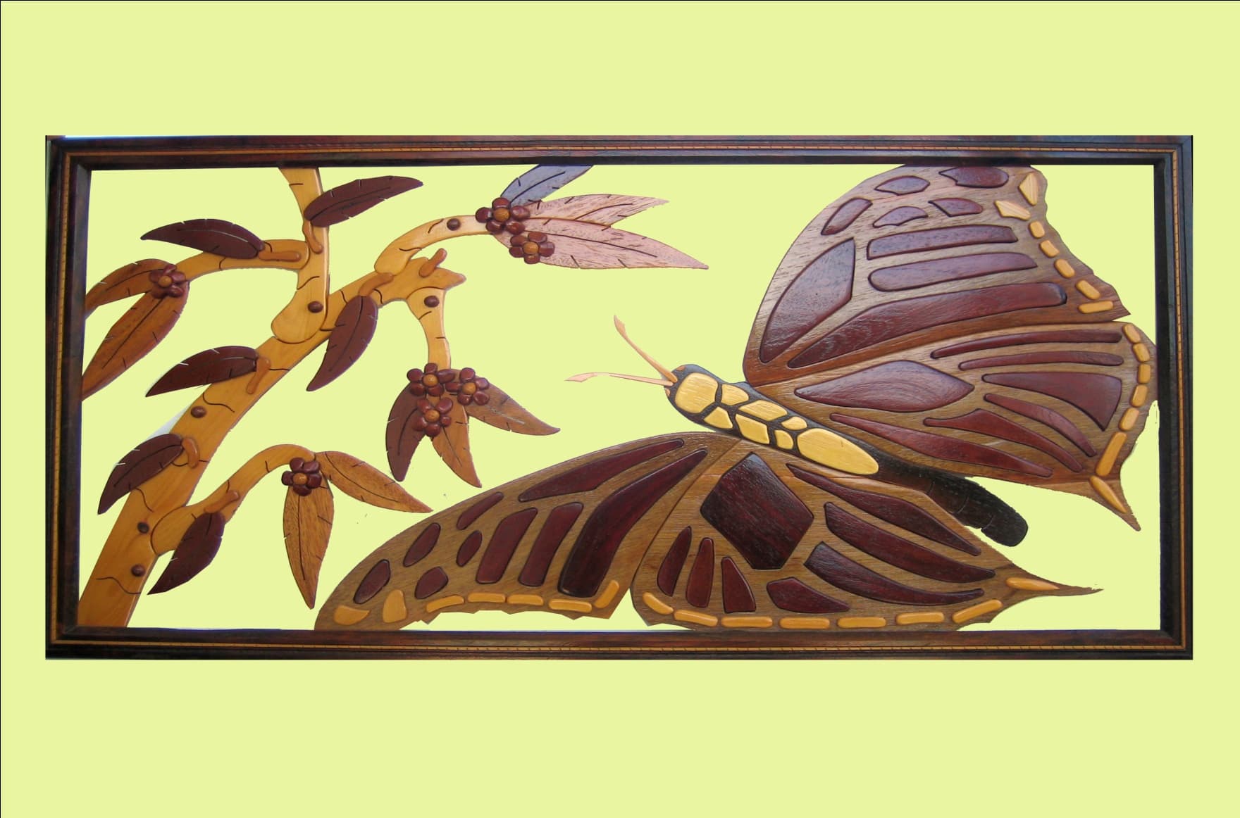 Wooden Butterfly Art