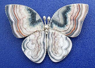 Agate Butterfly Brooch (not a living organism)