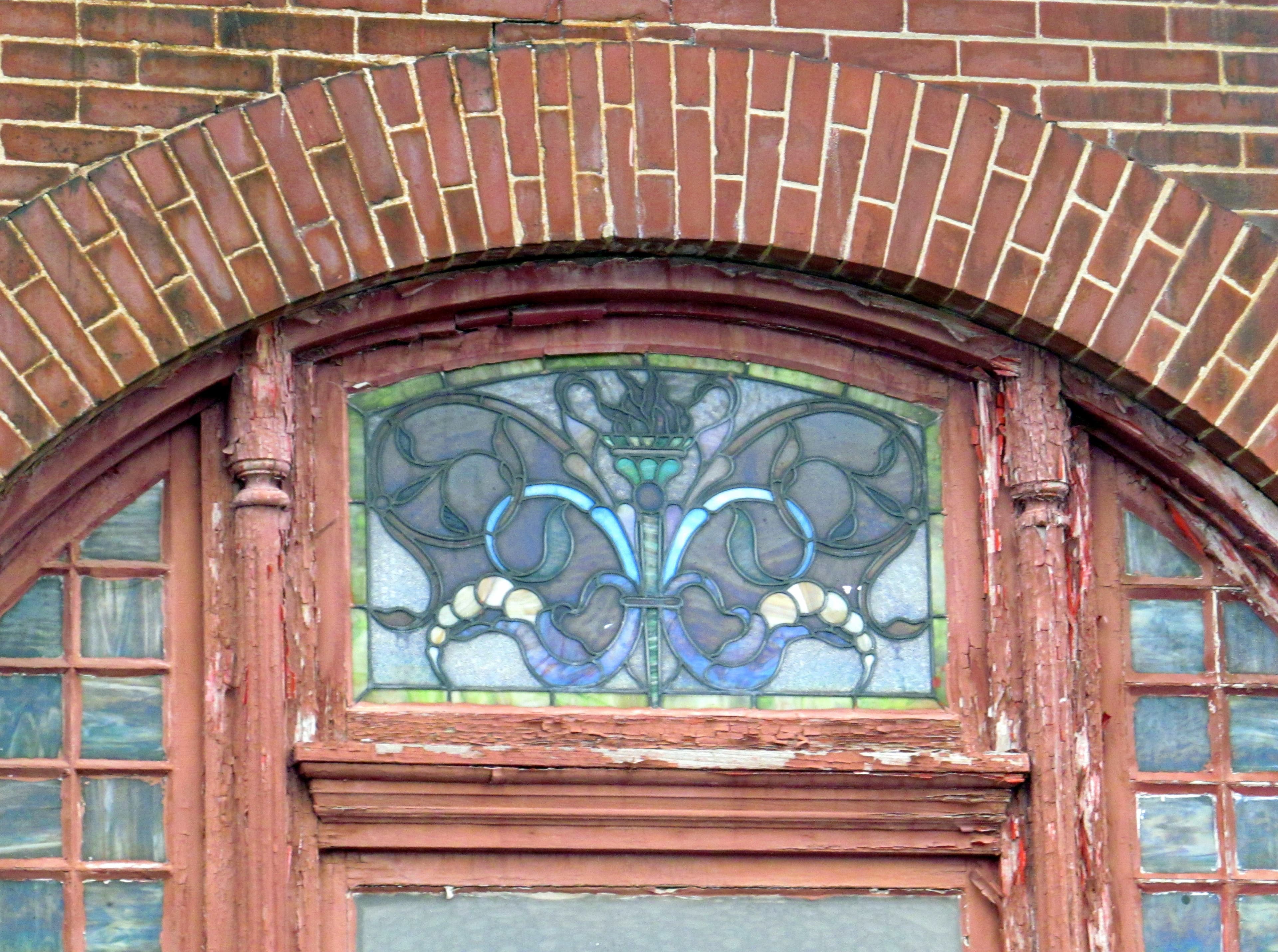 Stained Glass Butterfly Motif