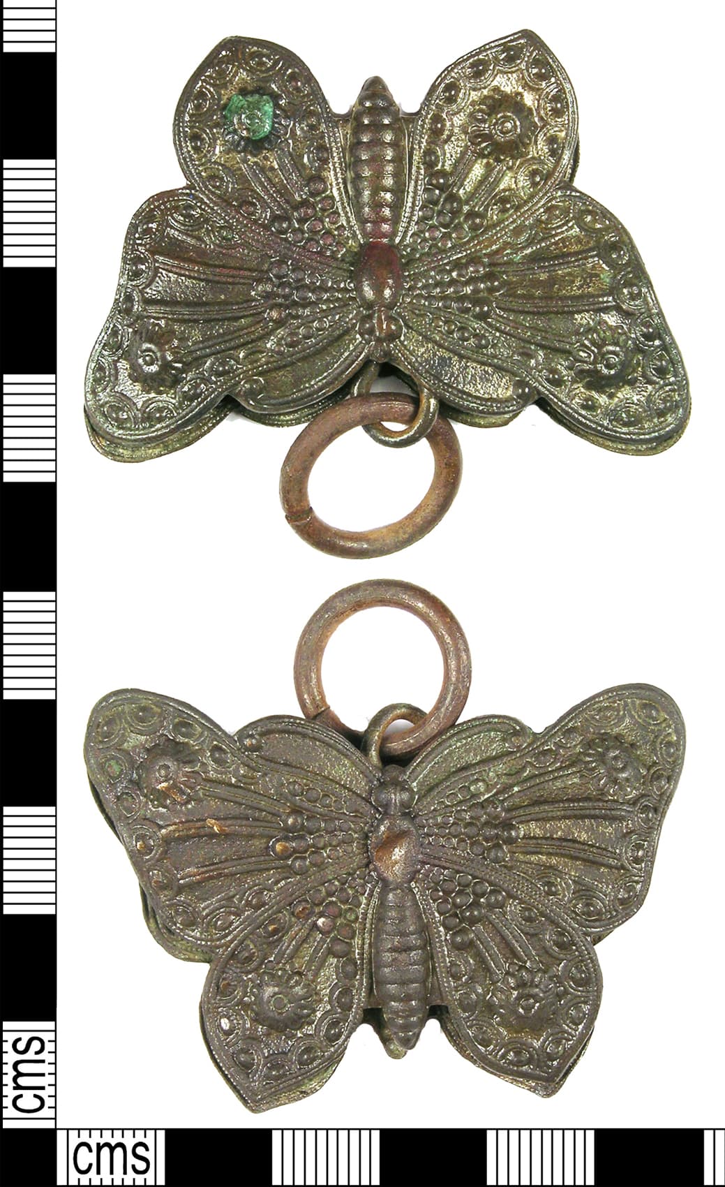 Butterfly-shaped skirt lifter attachment