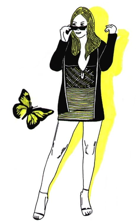 N/A (Stylized Butterfly Drawing)