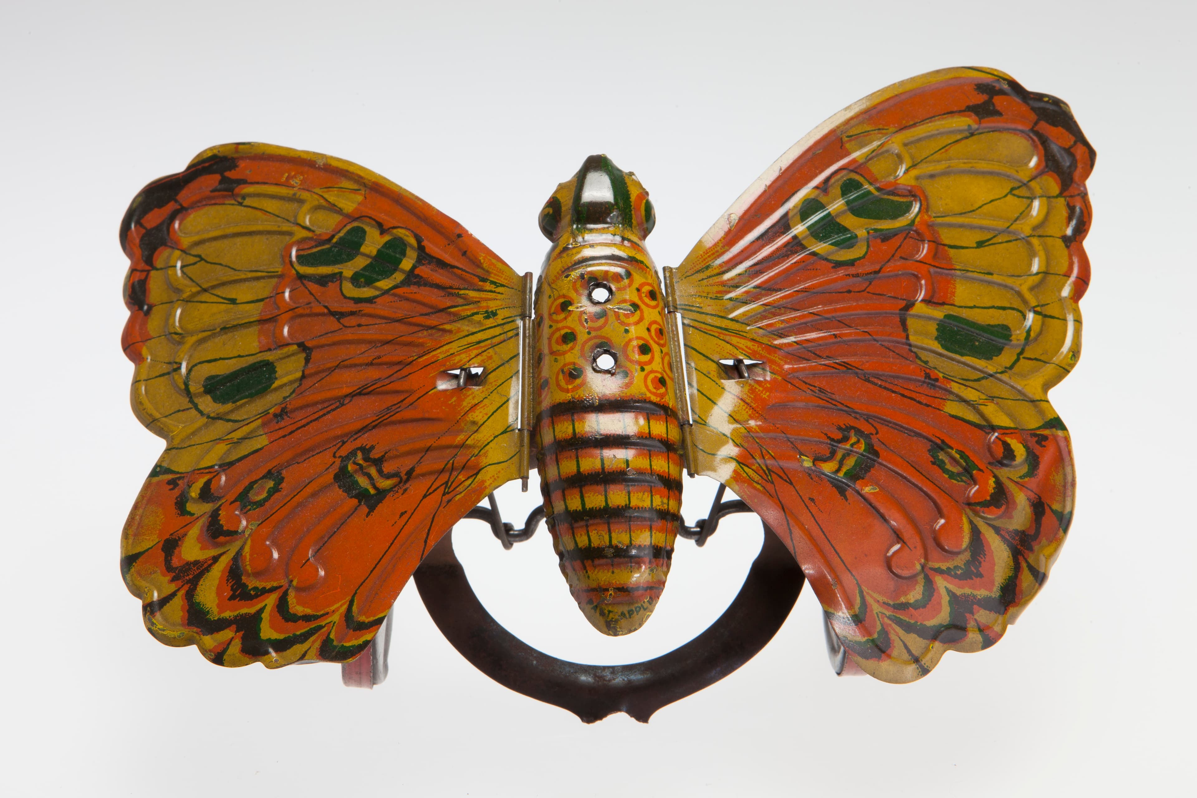 Tin Butterfly Push Toy