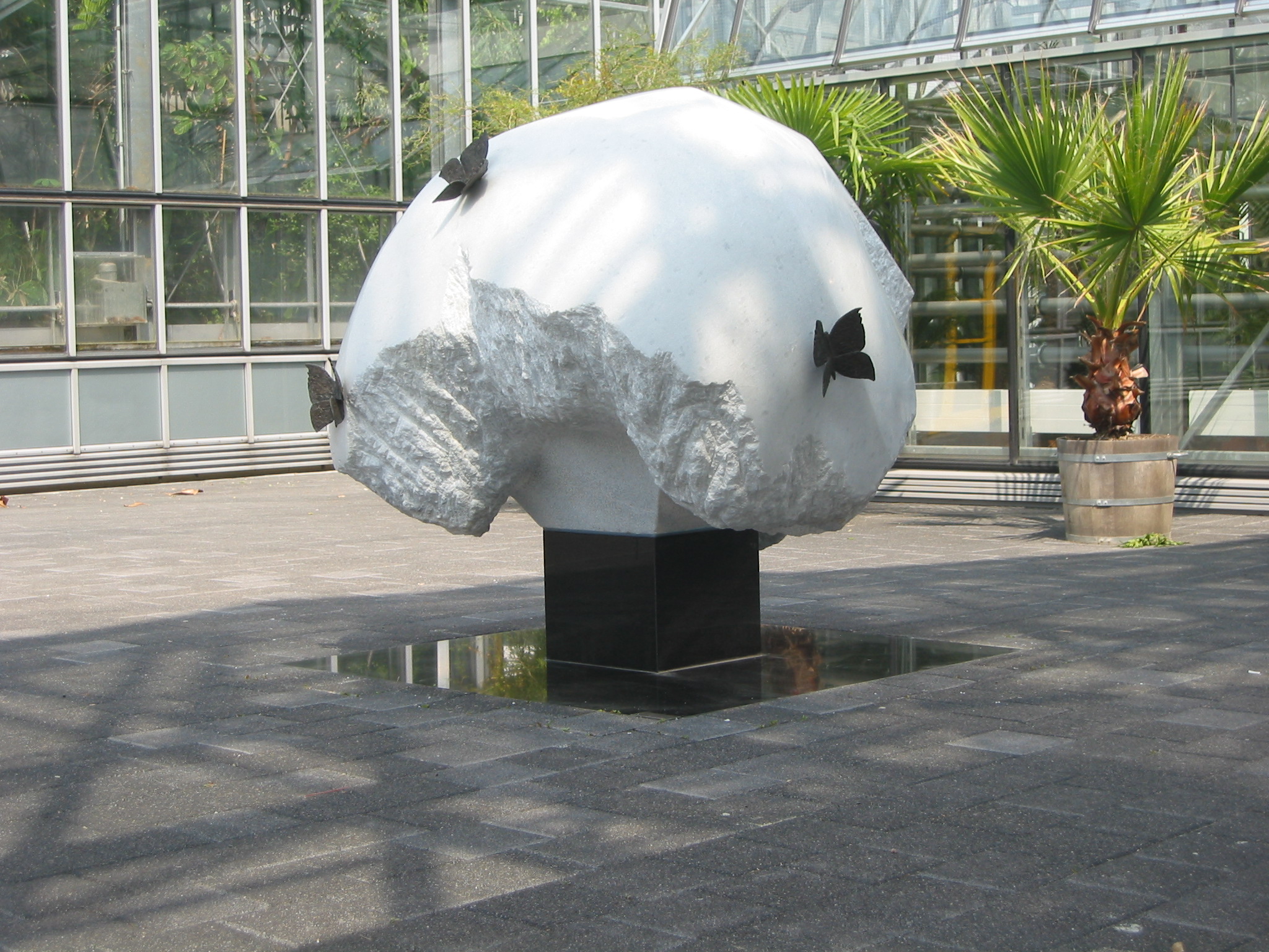 Not a real butterfly (sculpture ornament)