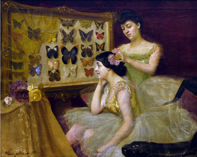 Various Pinned Butterflies and Moths (Artistic Depiction)