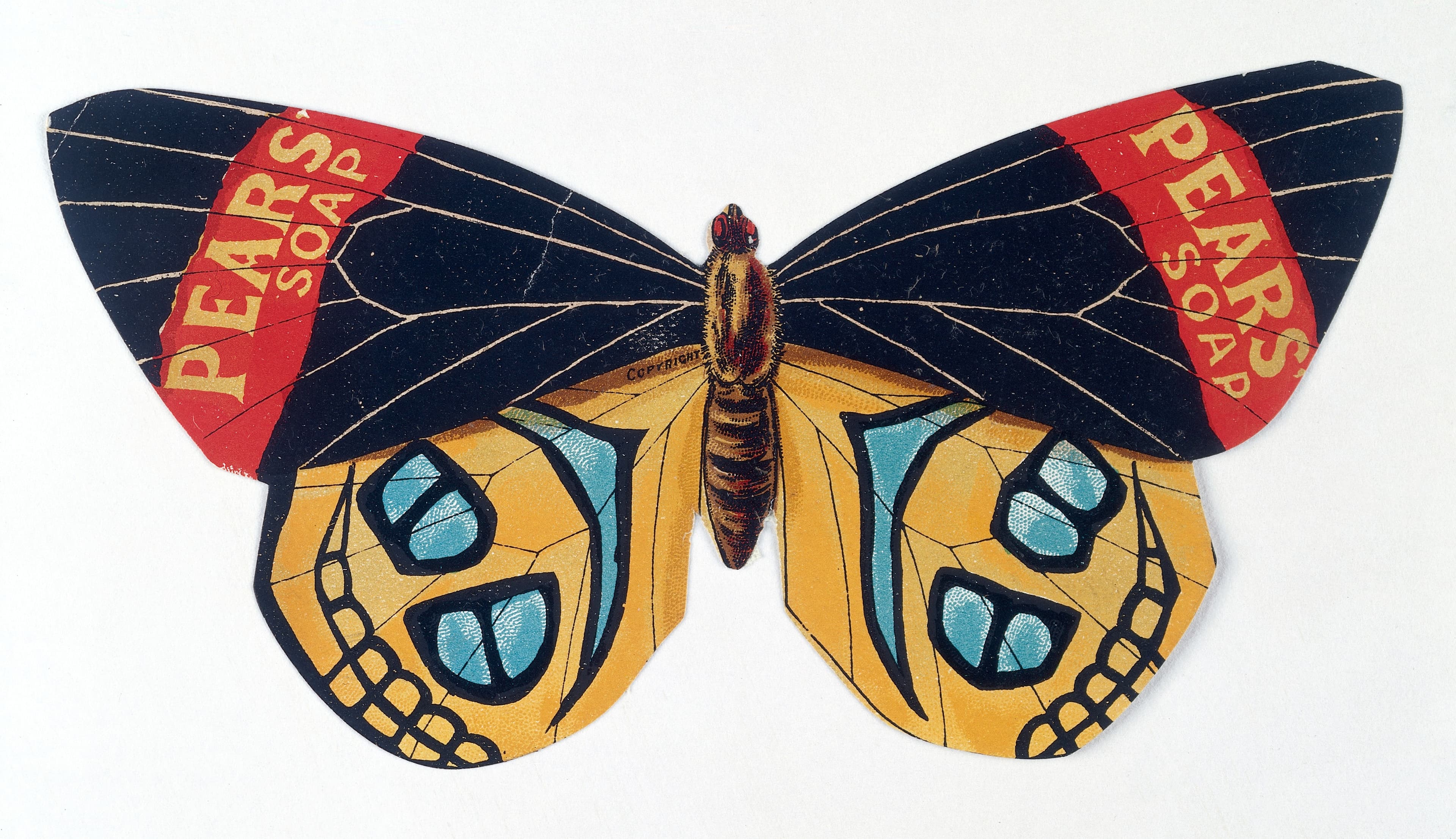 Pears' Soap Advertisement Butterfly