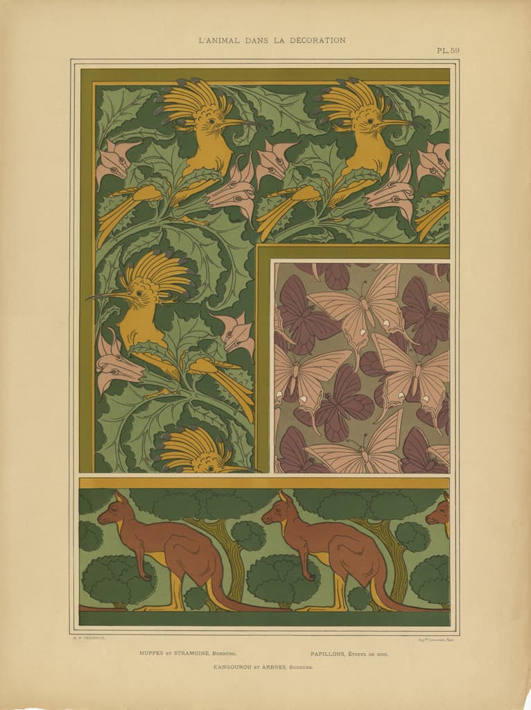 Stylized Butterfly (Art Nouveau Illustration)