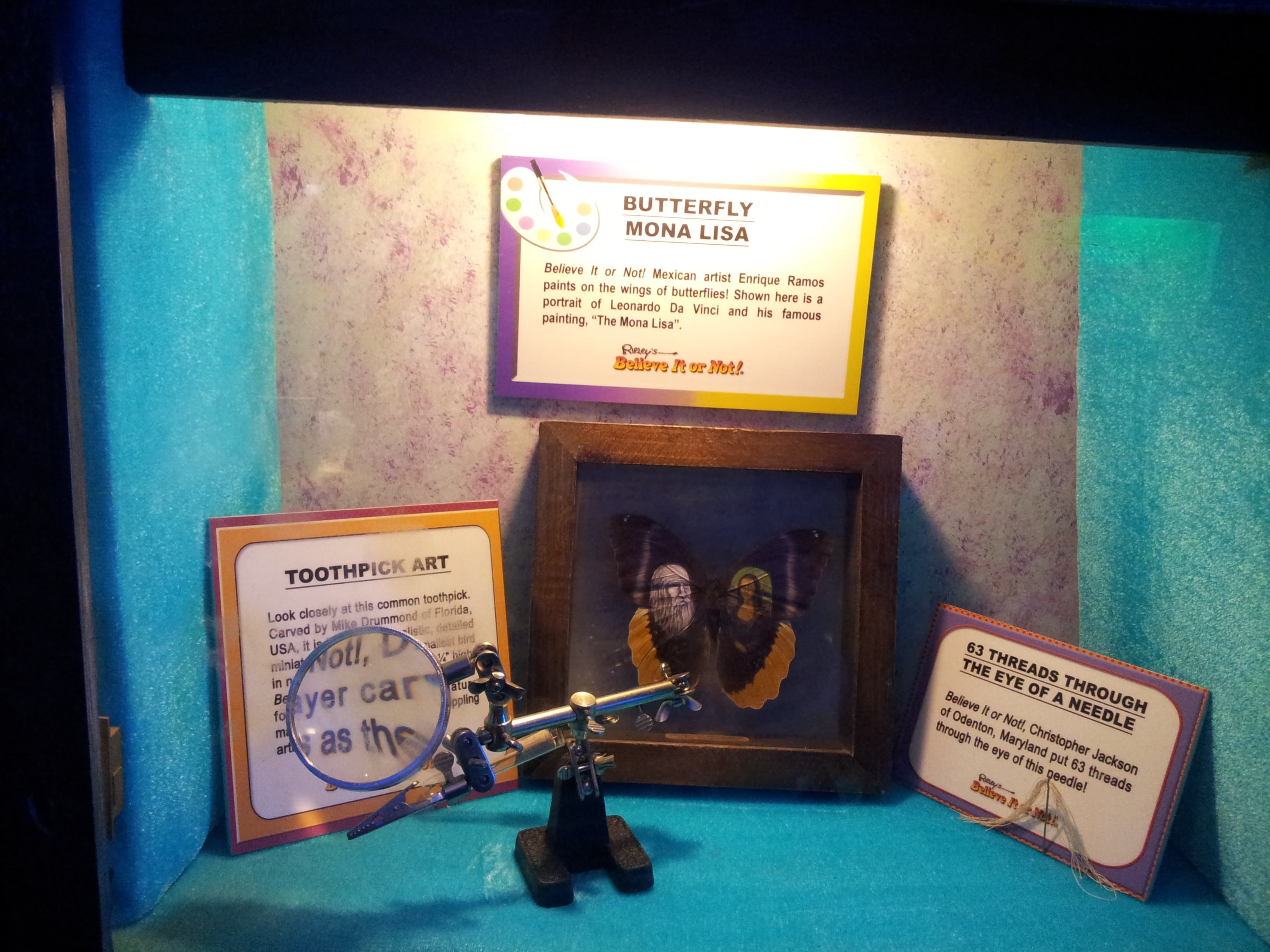 Mona Lisa Butterfly Art