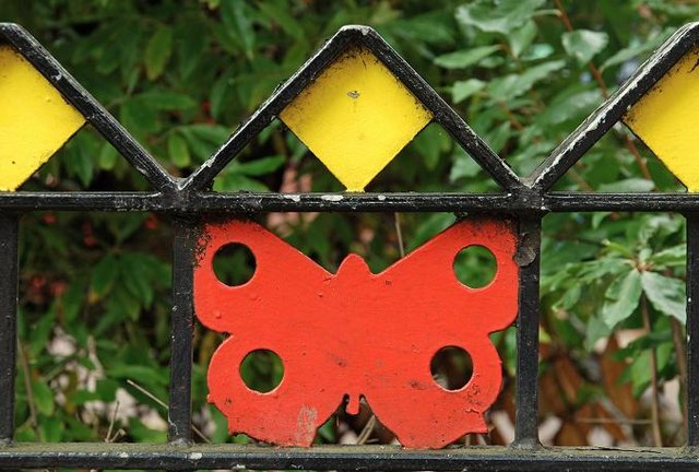 N/A (Decorative metal butterfly)