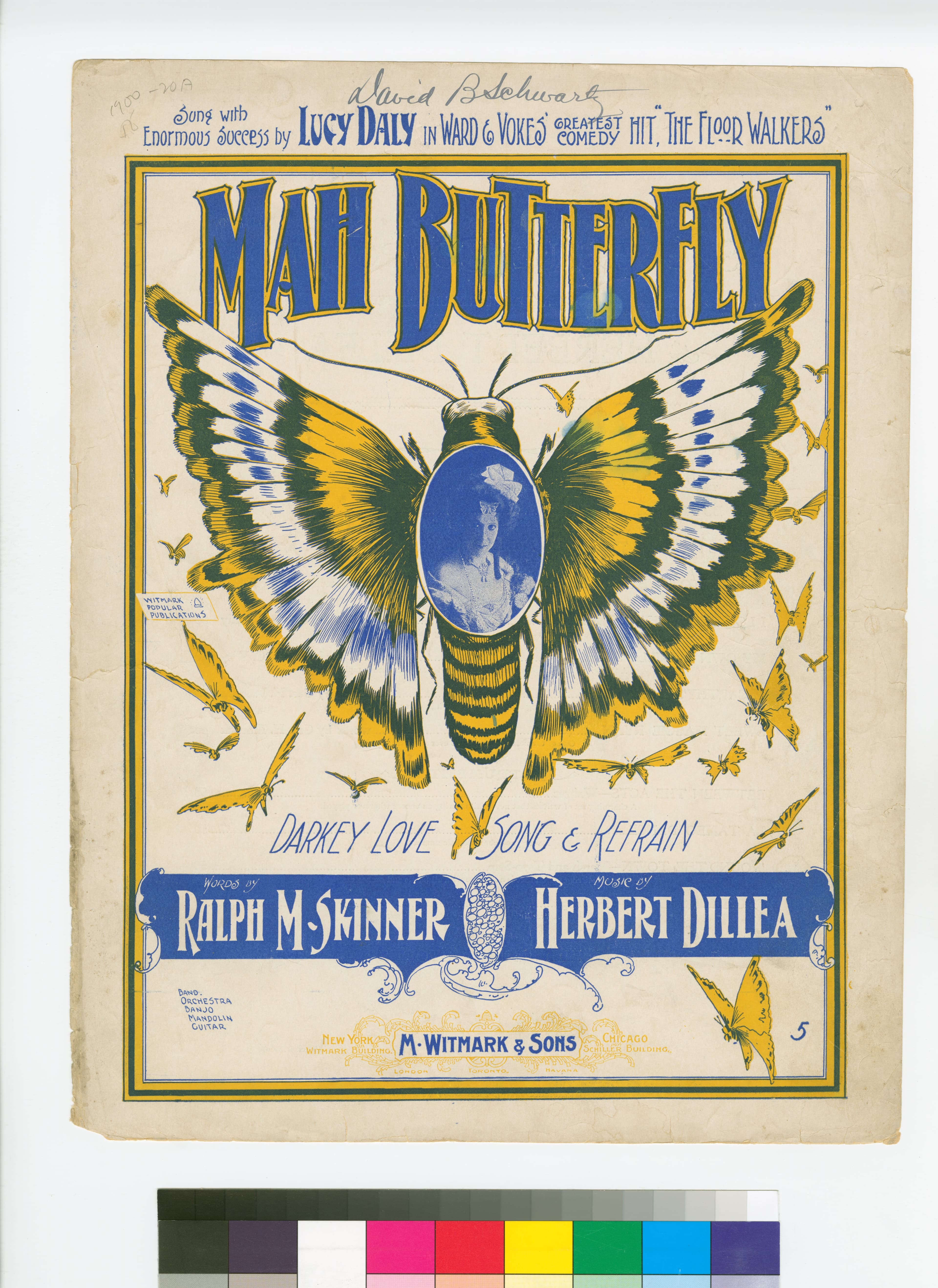 Fictional Moth (from sheet music cover)