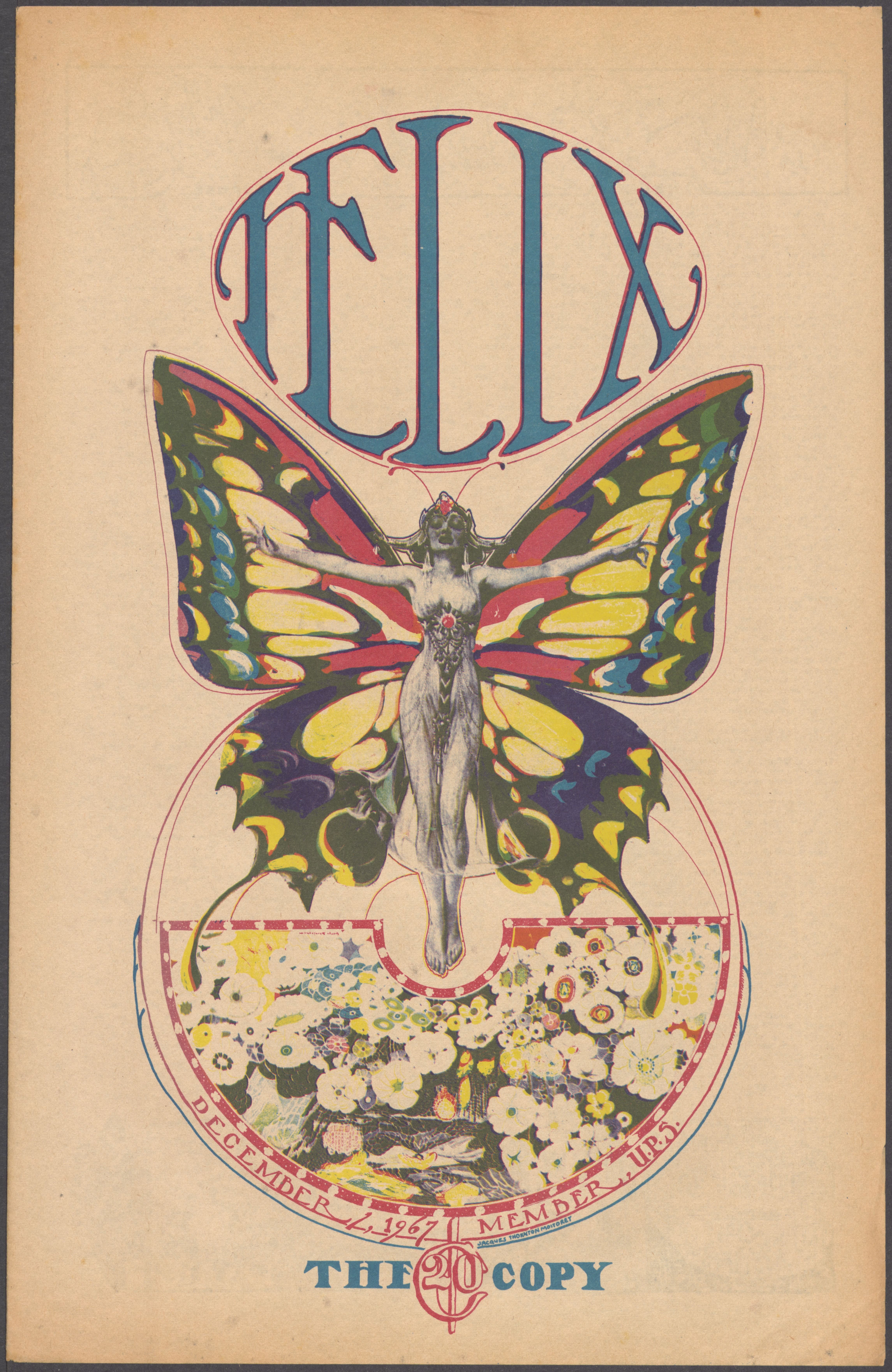 Artistic Butterfly Nymph (Helix Magazine Cover)